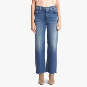 Mother The Rambler Ankle Fray Jeans in Groovin’